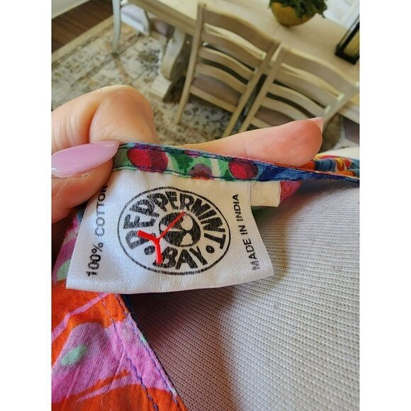 Cotton‎ Floral Tropical Cotton Summer Dress Swim Cover Up Dress - Picture 7 of 8